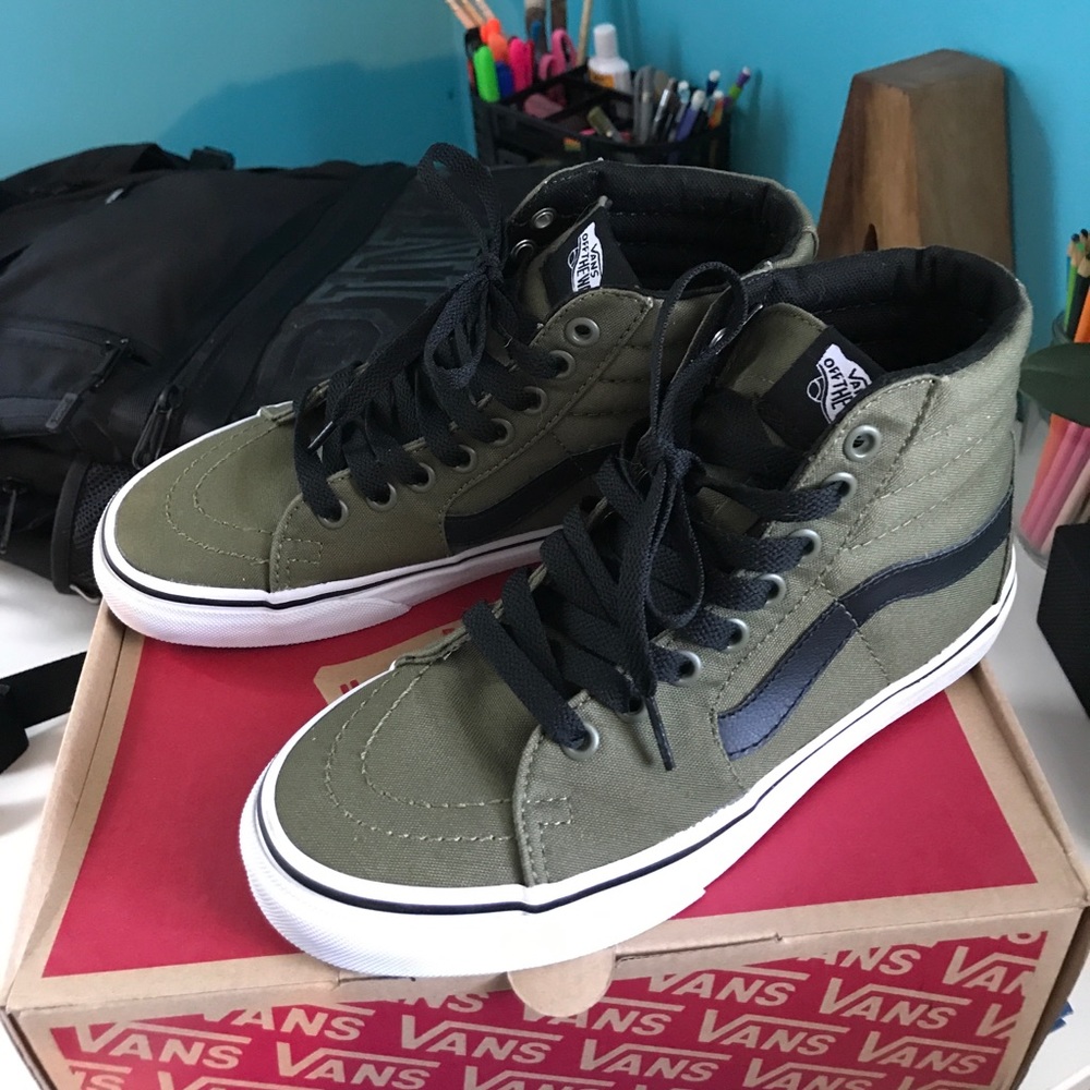 Sk8- HI canvas vans