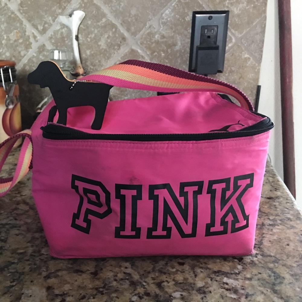 Pink Victoria secret lunch box