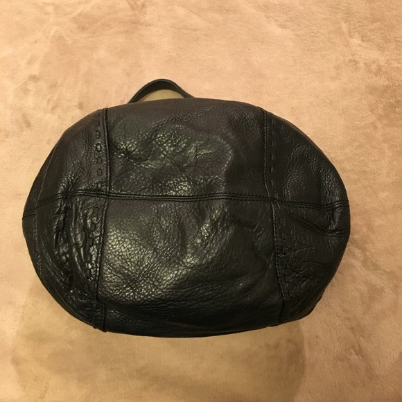 Authentic Sigrid Olsen 100% Black leather handbag - Picture 5 of 5