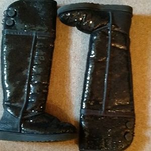 Limited edition Kneehigh sparkle UGG boots