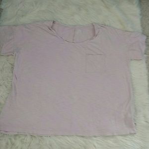 EUC OLD NAVY FEMININE ROOMY PALE PINK T-SHIRT