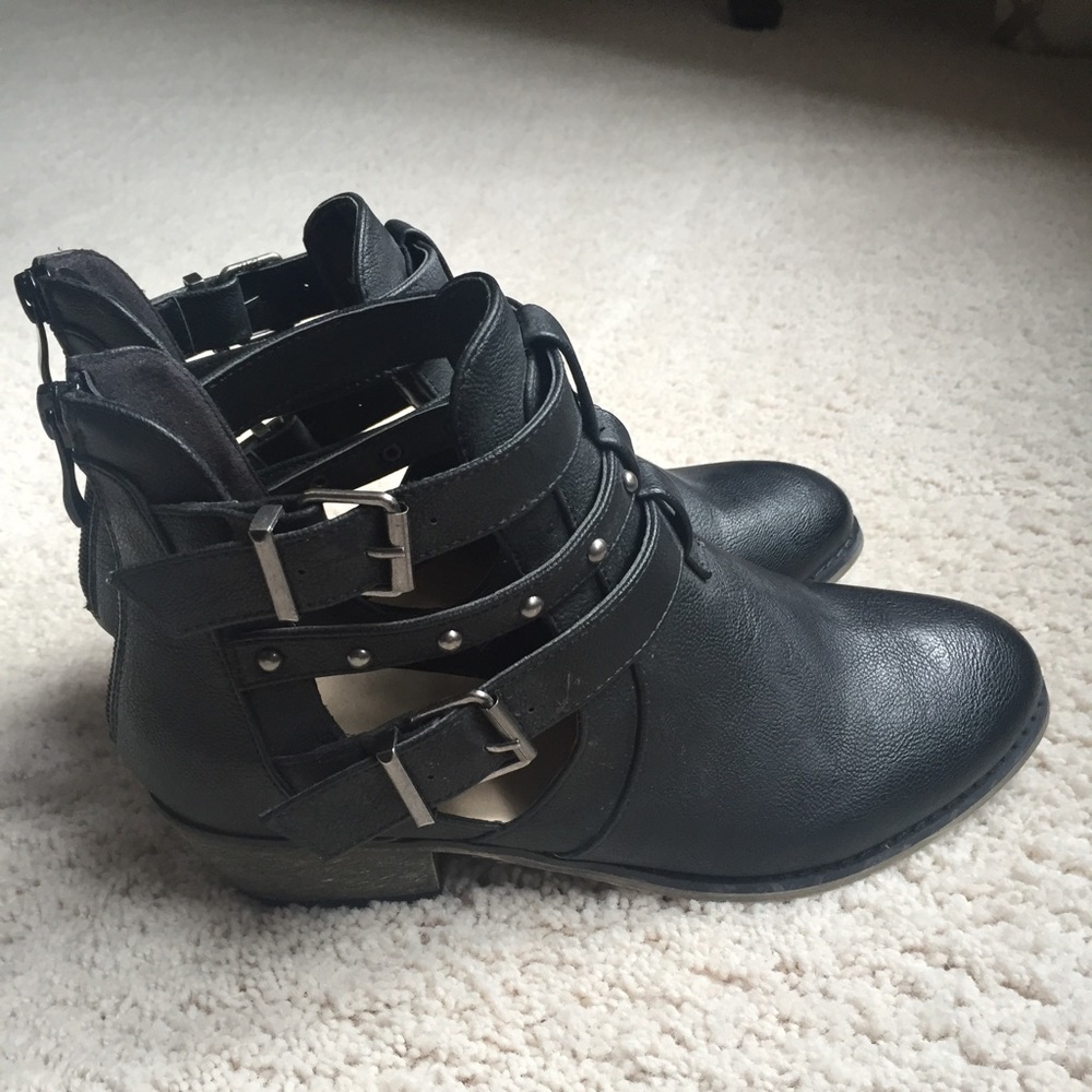 Black booties
