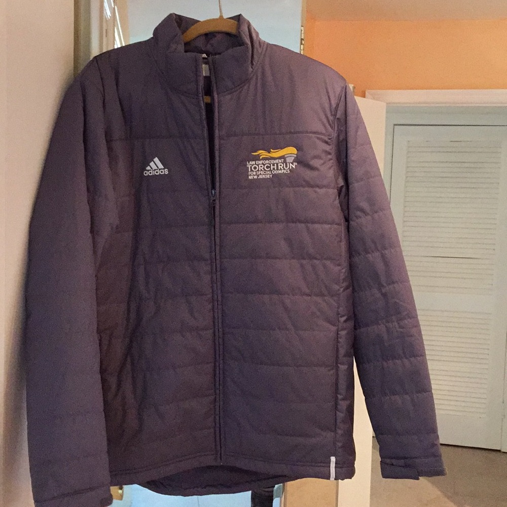 Gray ADIDAS special olympics jacket.  Brand new!
