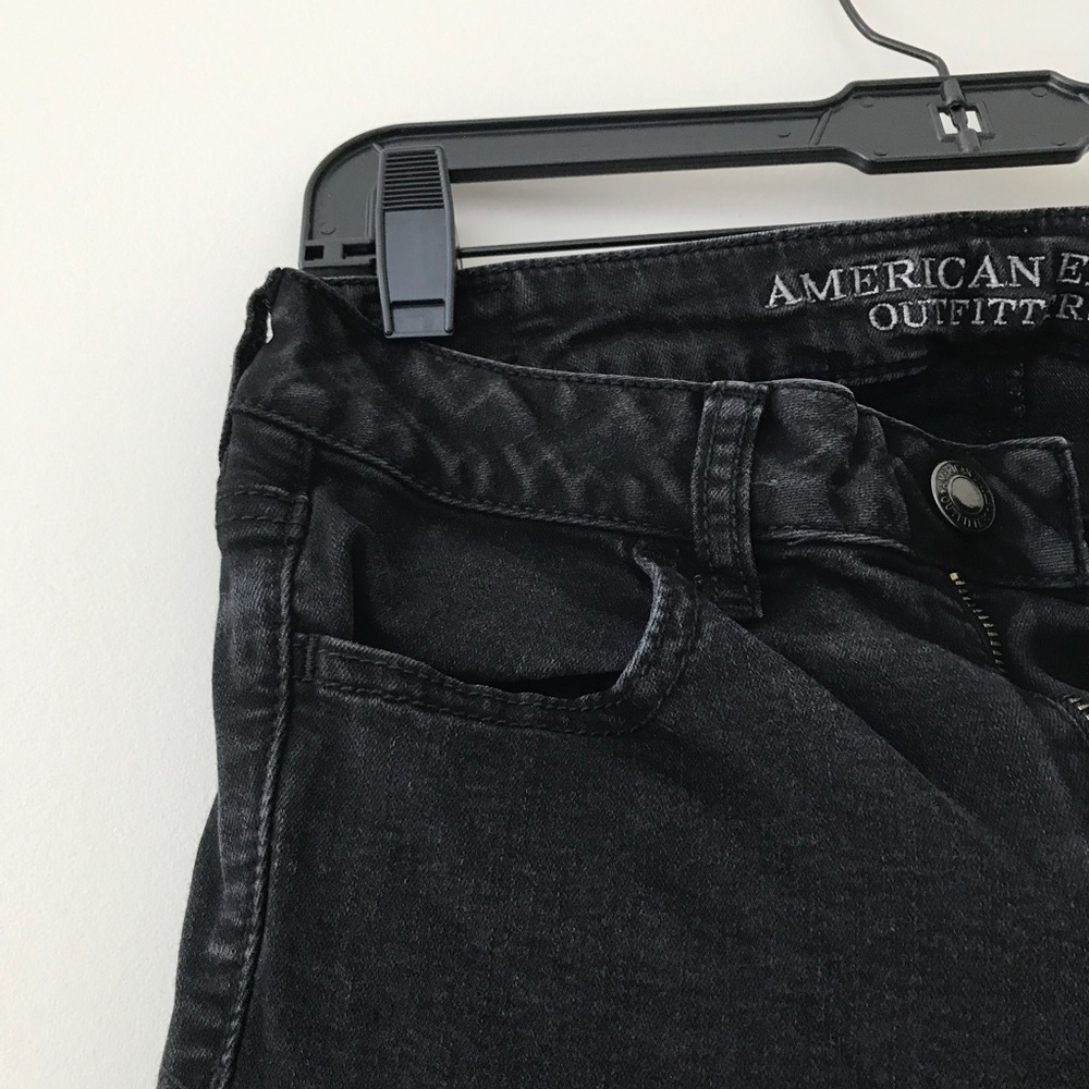 american eagle black skinny jeans