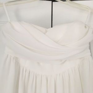 White maxi dress. Worn once. Size small.
