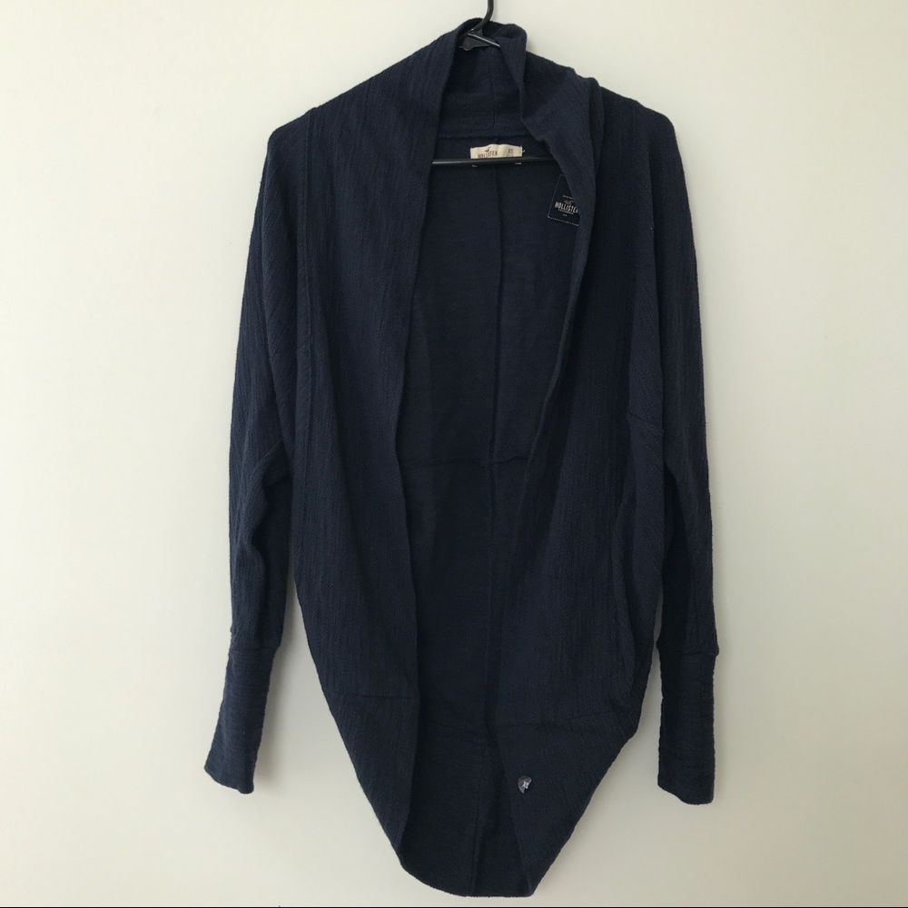hollister brand new navy blue cardigan
