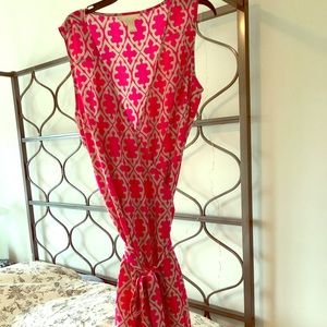 Amazing hot pink maxi dress