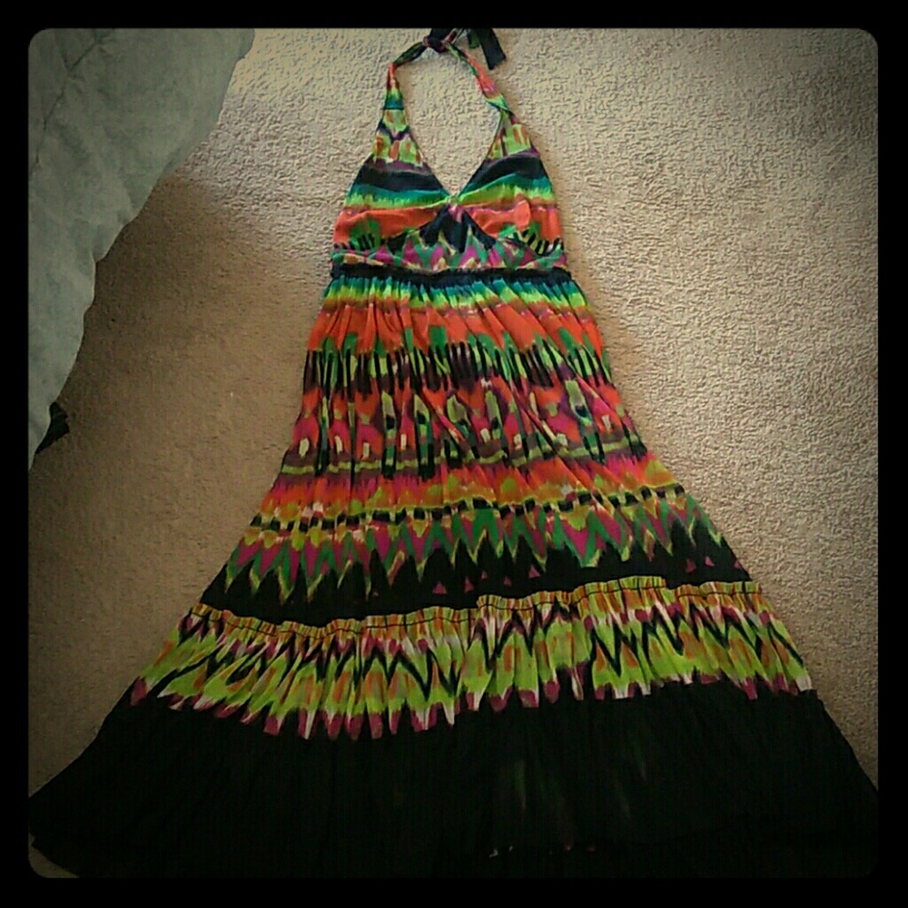 SALE!! 🌟NEW NEW CALVIN KLEIN BOHO HALTER DRESS!!