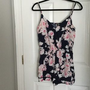 Floral playsuit