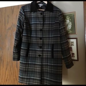 Plaid fall coat