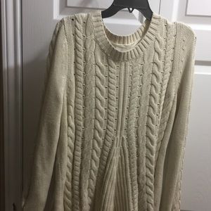 Cabi -Lace-Up Sweater