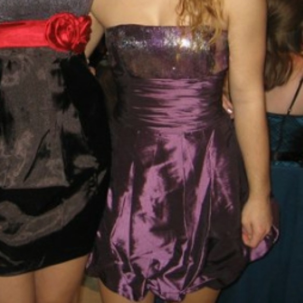 Purple Jessica Mclintock dress