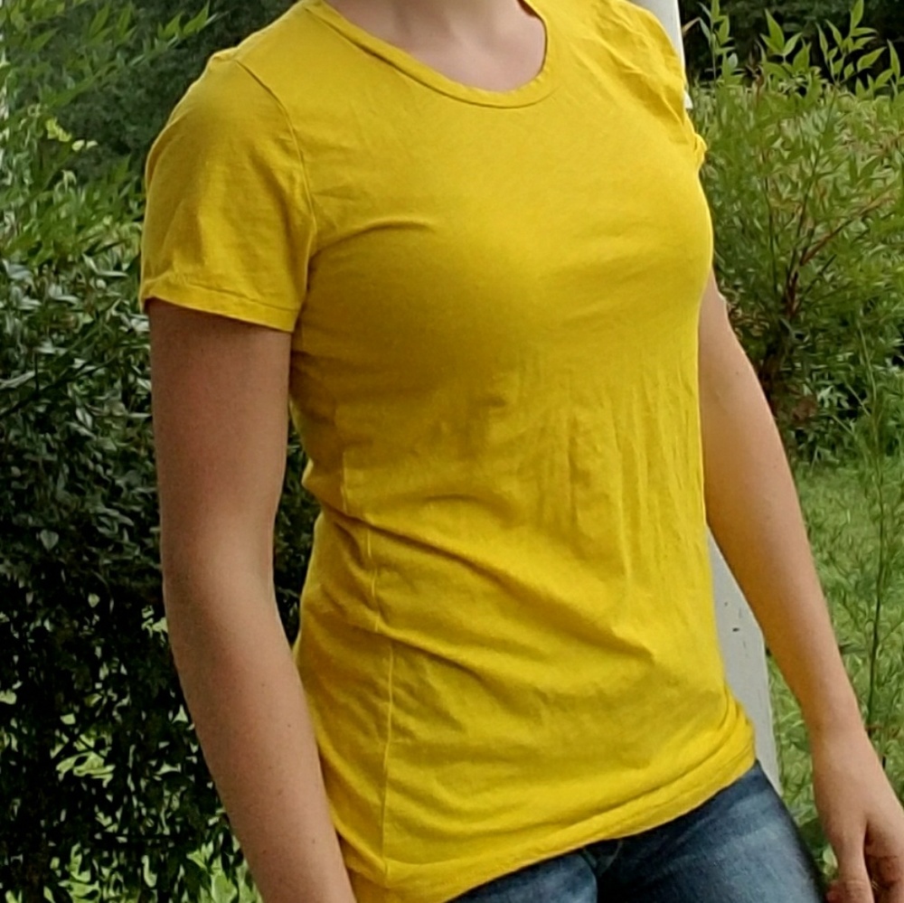 J.Crew yellow Tshirt