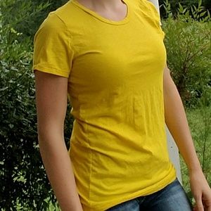 J.Crew yellow Tshirt