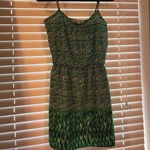 Beautiful emerald green and blue dress