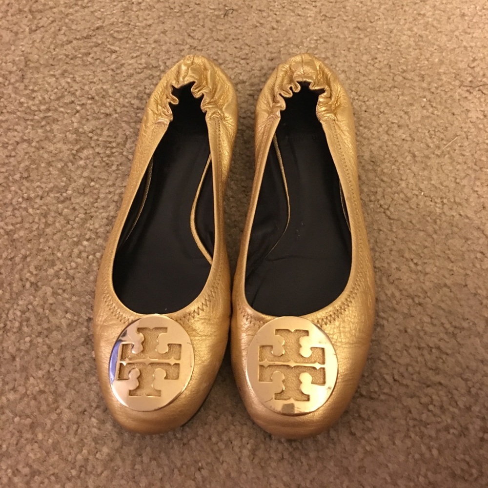 Gold Reva Flats