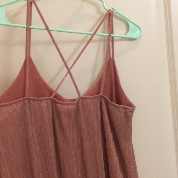 Pink Shimmer Cocktail Dress - Picture 3 of 3