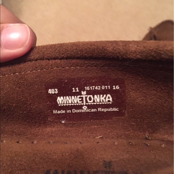 Minnetonka Kilty Hardsole Moccasin size 11 - Picture 3 of 3