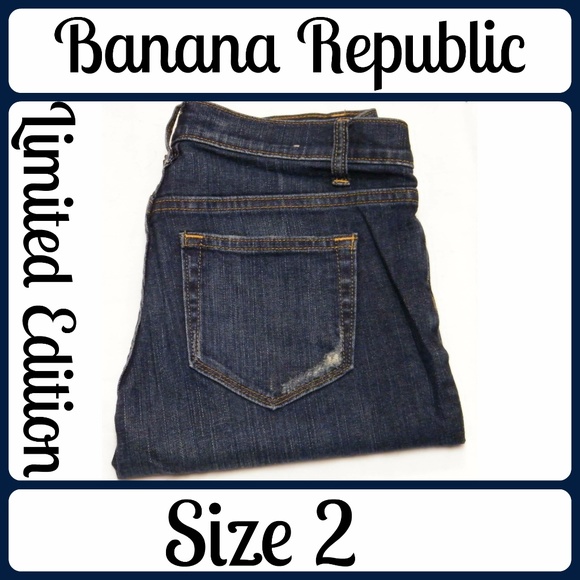 Banana Republic Denim - Sz2 Banana Republic Jeans Limited Ed, Straight Leg