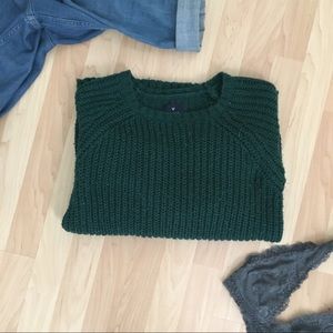 FALL SALE Emerald Chunky Sweater