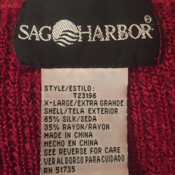 Gorgeous sag harbor sweater top XL - Picture 7 of 8