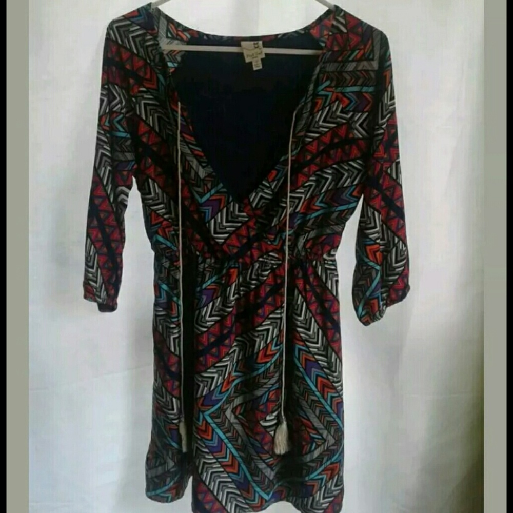 Pink Owl Womens Tunic Blouse Sz M (E)