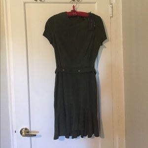 Rachel Zoe leather skin dress.