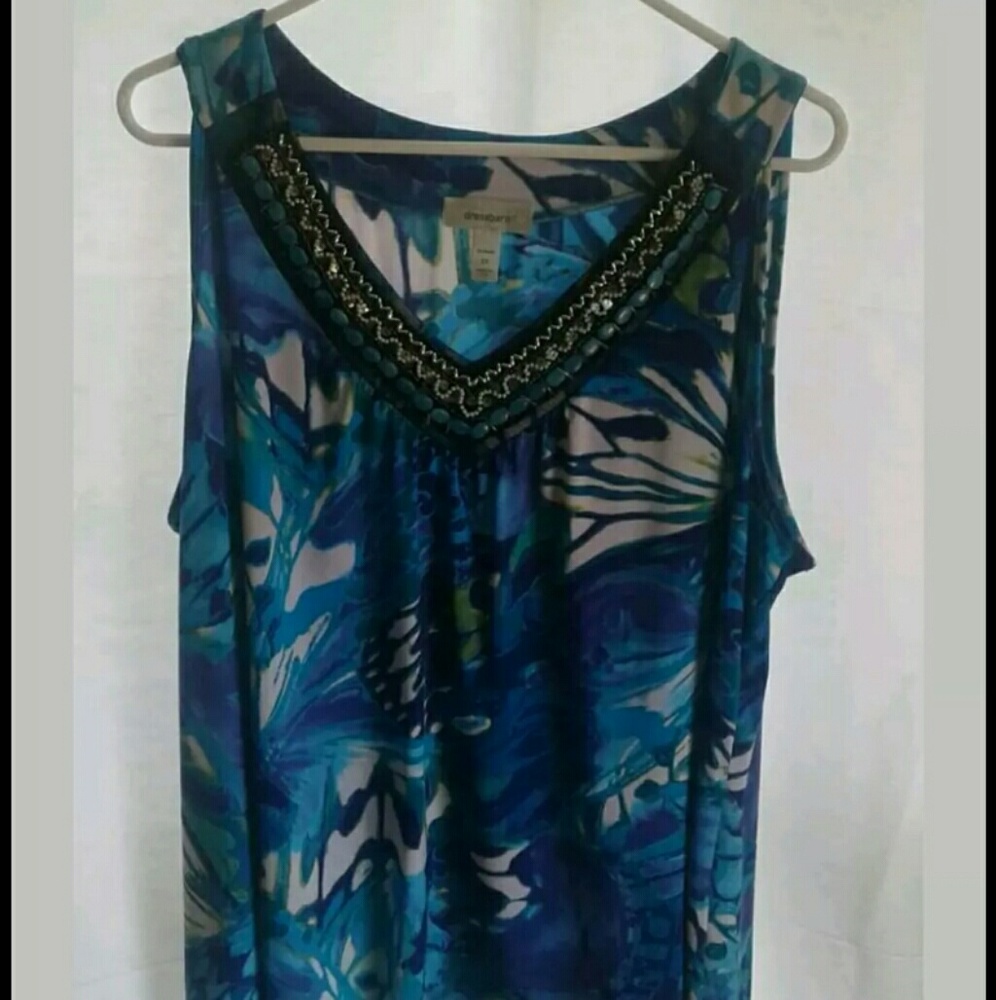 Dtessbarn Womens Pullober Blouse Sz 2X (E)