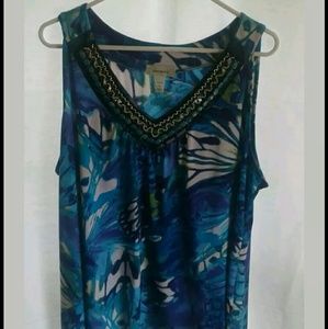 Dtessbarn Womens Pullober Blouse Sz 2X (E)