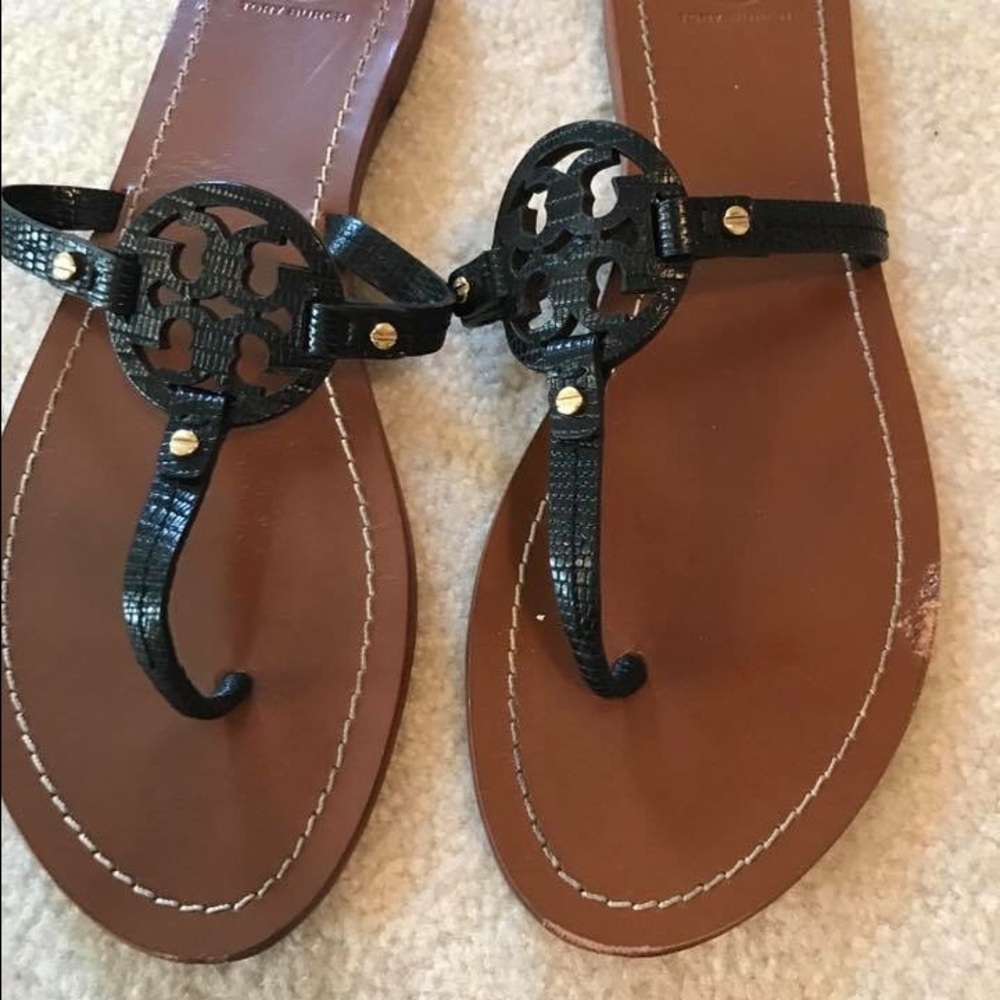 Tory Burch mini Miller sandals.