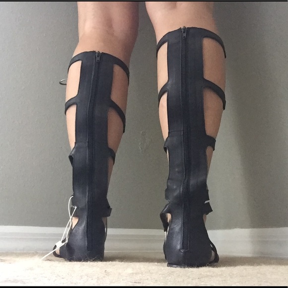 A. Giannetti Italian Leather Gladiator Sandals - Picture 5 of 7