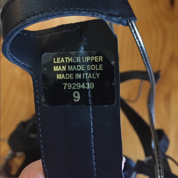 A. Giannetti Italian Leather Gladiator Sandals - Picture 7 of 7