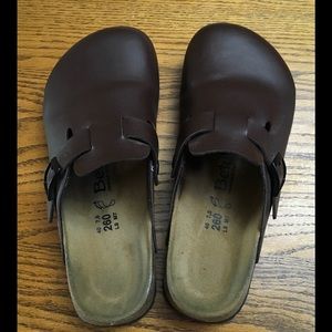 Birkenstock-Betula Brown Clog Slip on Size 40