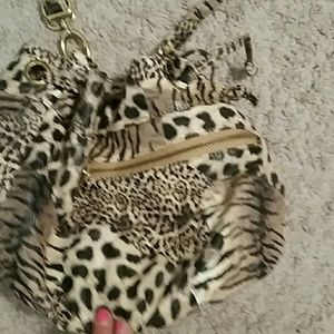 Urban Outfitters Leopard print bucket bag