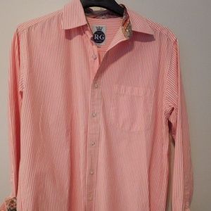 Robert Graham Shirt Pin Stripes Size L