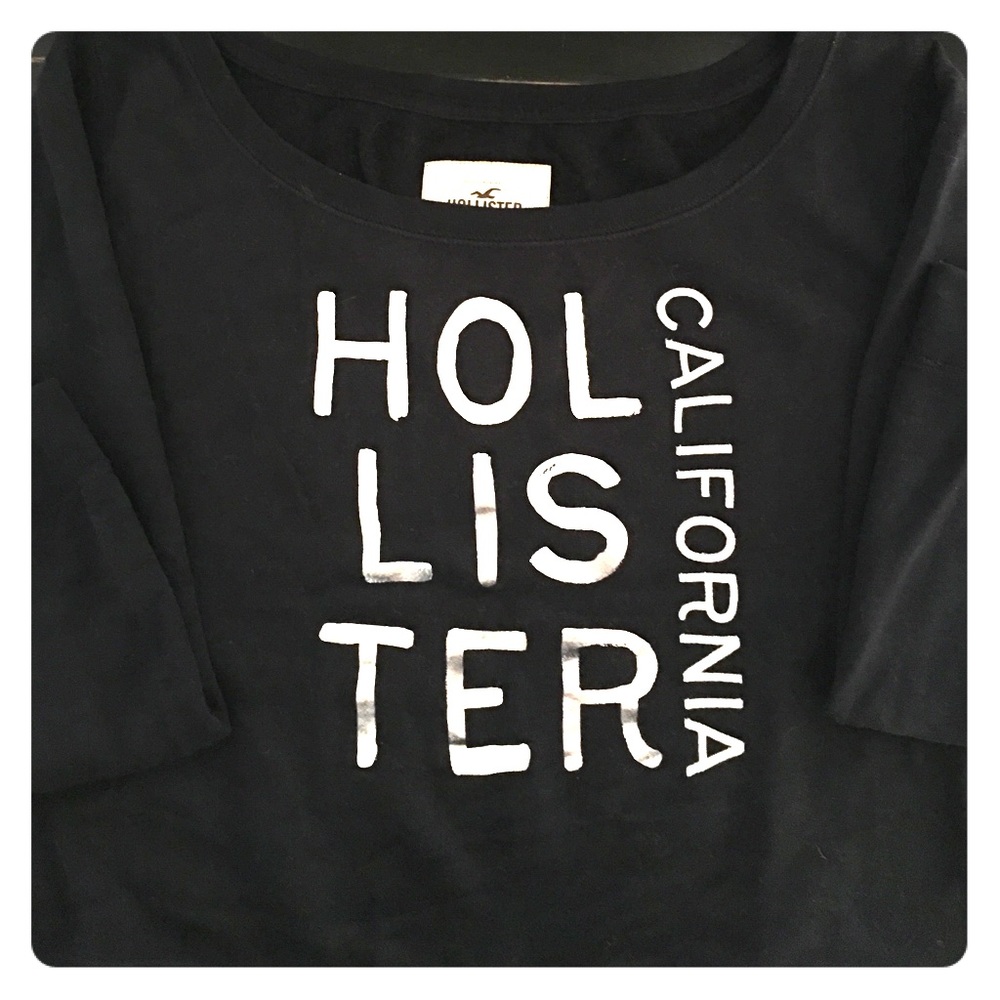 Hollister cropped sweatshirt