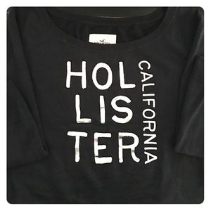 Hollister cropped sweatshirt