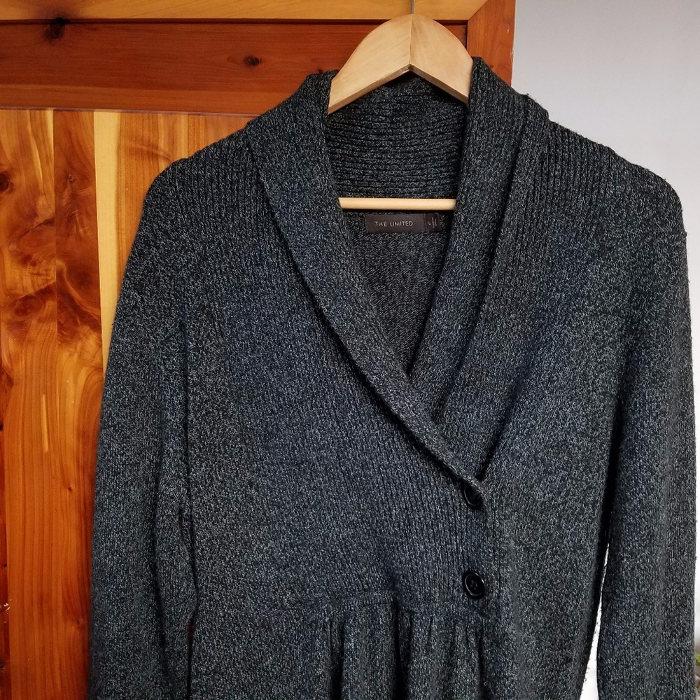 The Limited Two Button Sweater Dress in Large