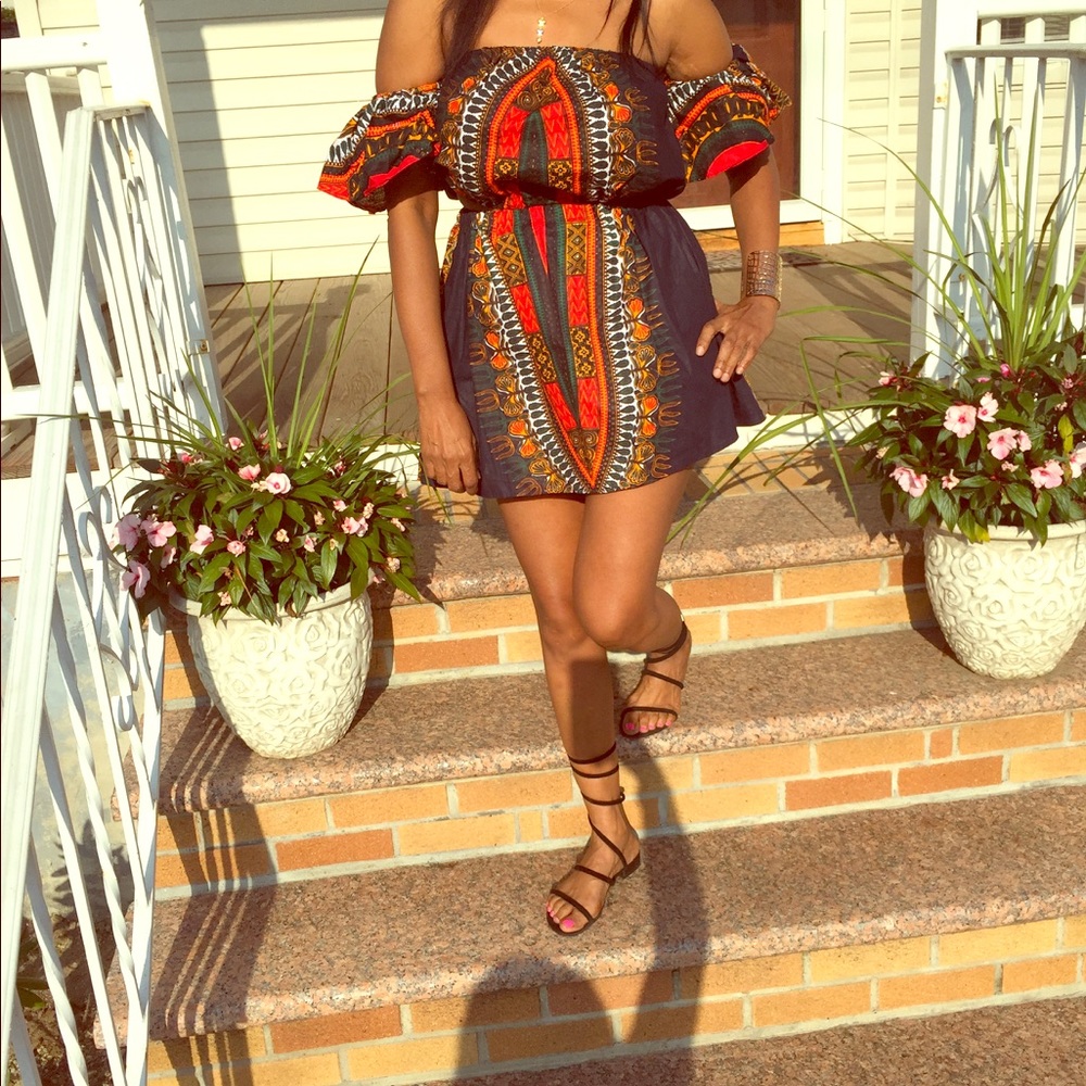 African Print two piece