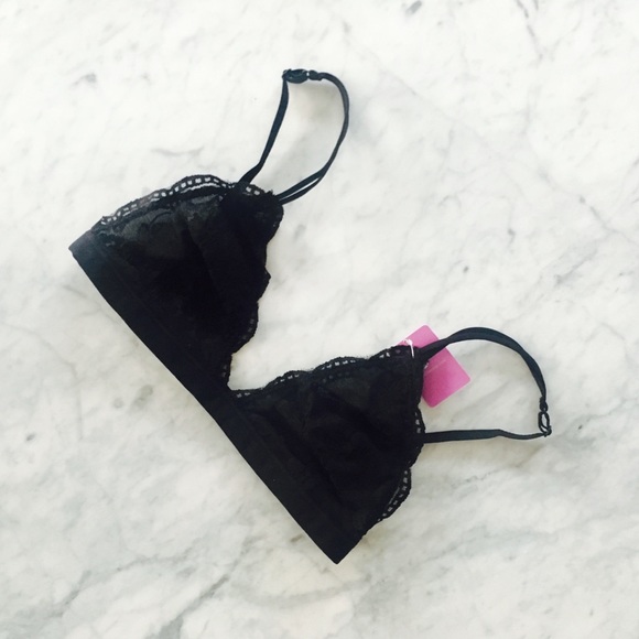 "Dalia" ll Black Lace Bralette - Picture 2 of 4