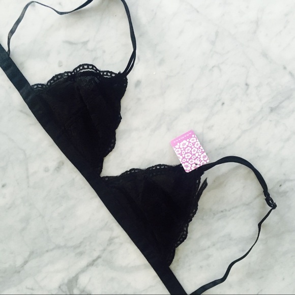 "Dalia" ll Black Lace Bralette - Picture 3 of 4