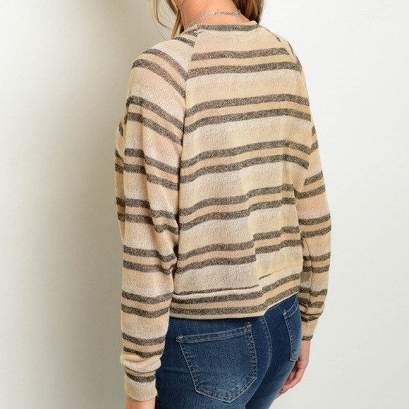 Brown Tan Sweater(MADE USA) - Picture 2 of 4