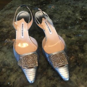 Manolo Blahnik vintage buckle pumps