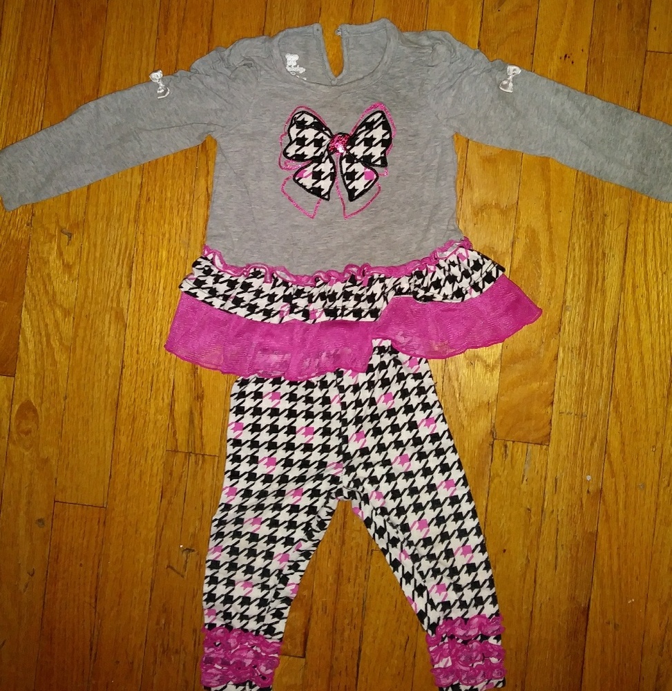 CUTE Koala Baby Houndstooth outfit bundle 9 months