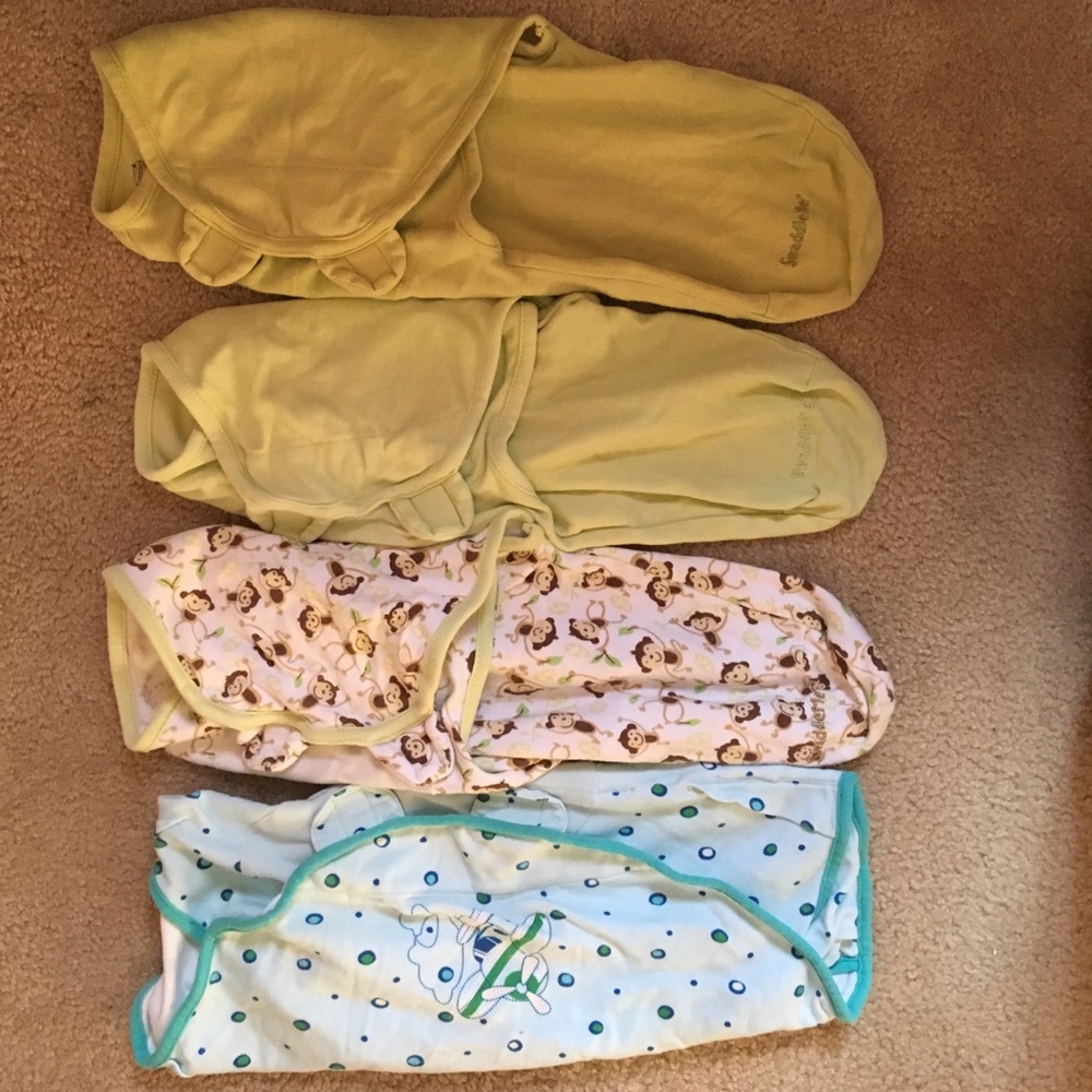 4 swaddles for babies 7-14lbs
