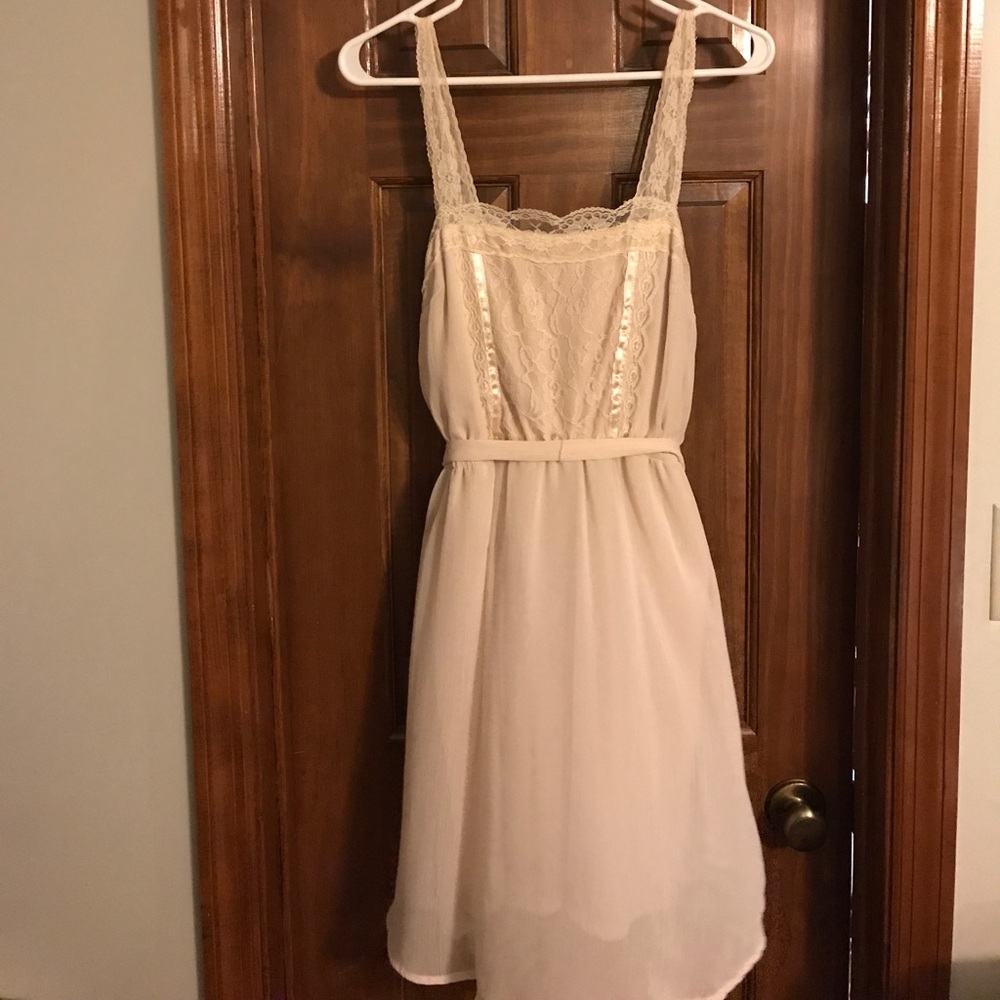 Nude colored tunic/dress
