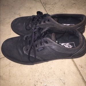 All black vans size 6.5