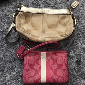 Coach wristlet bundle!