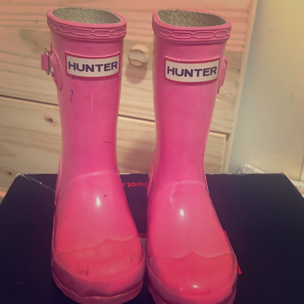 Original Kids Pink Hunter Boots