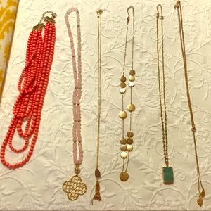 6 long Necklaces